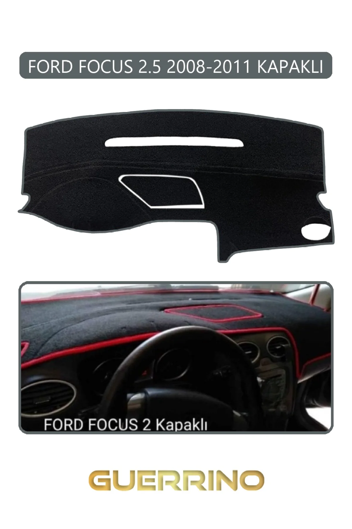 SEAT Toledo (2005-2013)TORPİDO KORUMA HALISI SİYAH KENAR