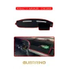 CHEVROLET Spark (2009-2015), Ravon R2,TORPİDO KORUMA HALISI KIRMIZI KENAR
