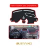 FORD Courier 2013-2020 EkransızTORPİDO KORUMA HALISI MAVİ KENAR