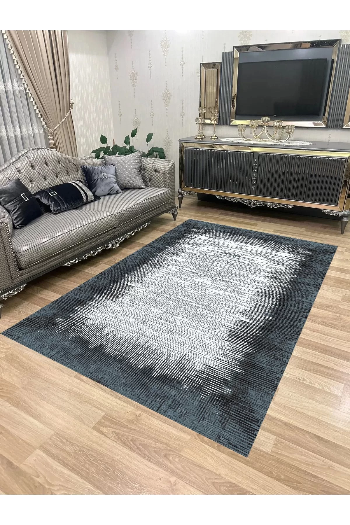 Yıkanabilir Kaymaz Taban Halı Mutfak Dekor Yolluk Koridor Halısı Salon Halısı 1024YUSUF