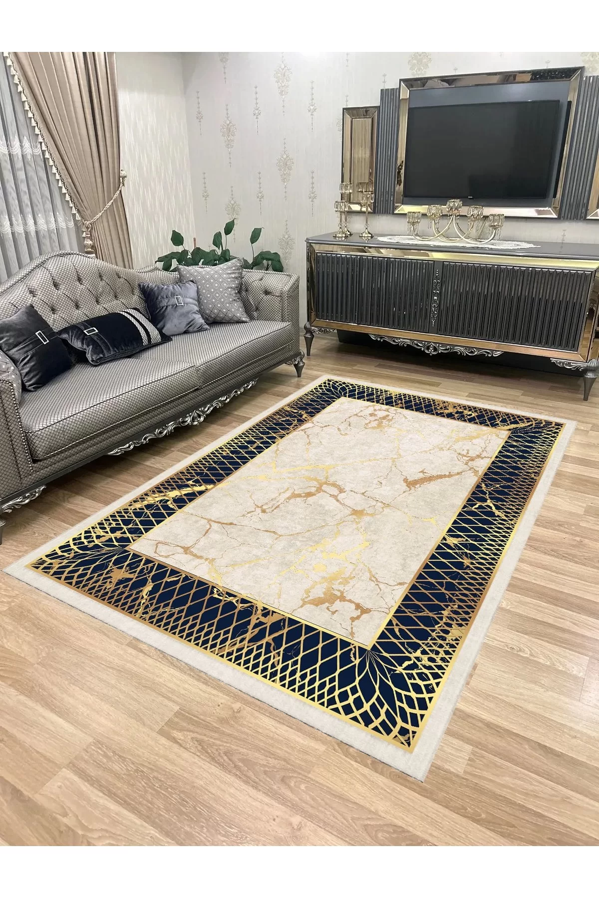 Yıkanabilir Kaymaz Taban Halı Mutfak Dekor Yolluk Koridor Halısı Salon Halısı 1169