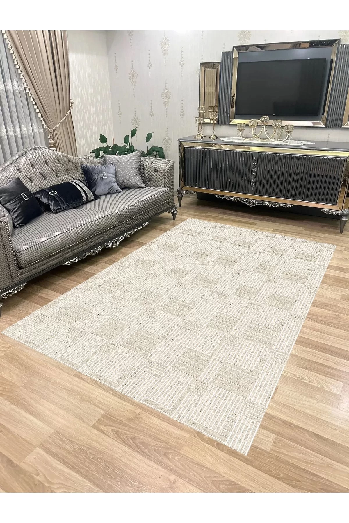 Yıkanabilir Kaymaz Taban Halı Mutfak Dekor Yolluk Koridor Halısı Salon Halısı 1363
