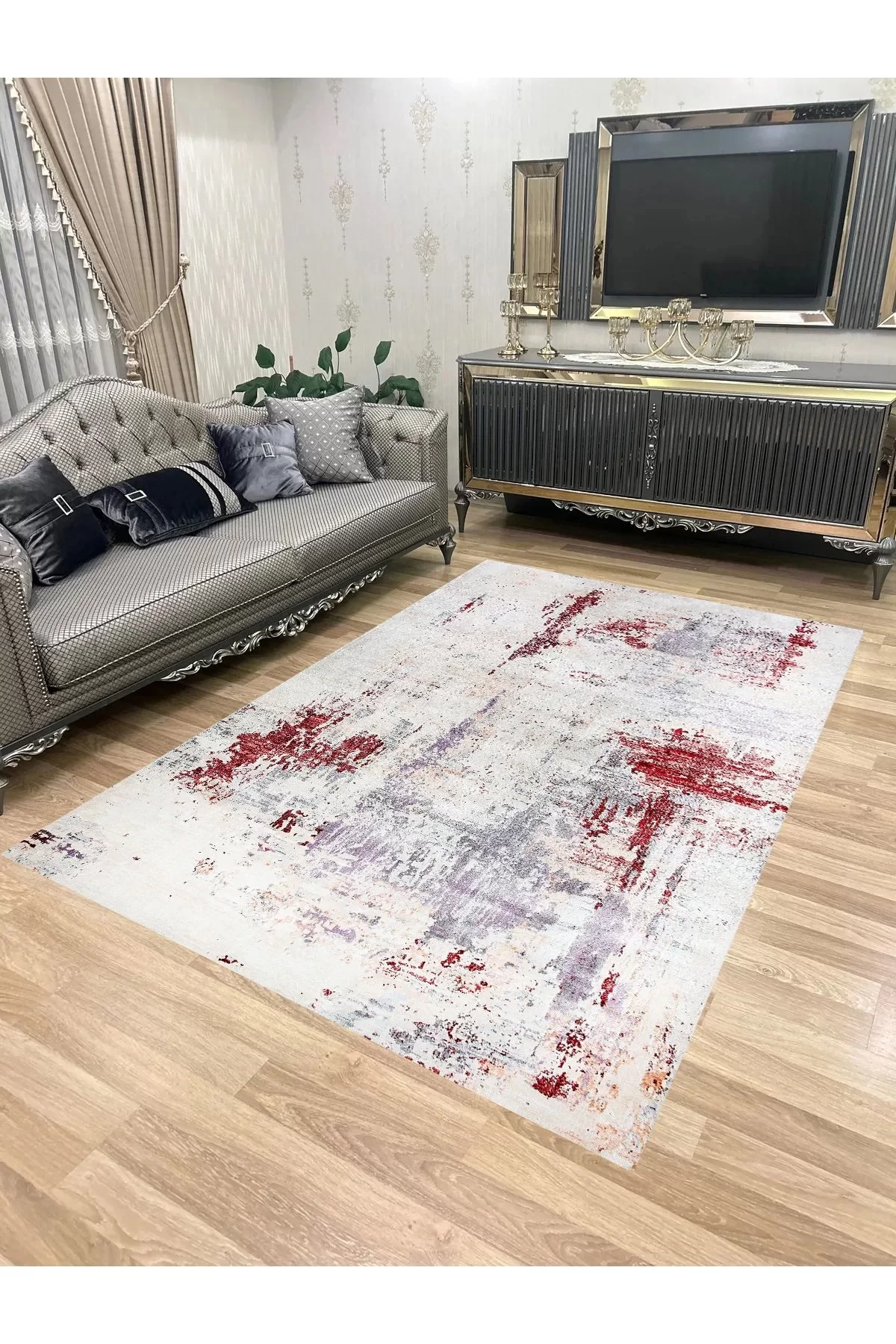 Yıkanabilir Kaymaz Taban Halı Mutfak Dekor Yolluk Koridor Halısı Salon Halısı SOFT