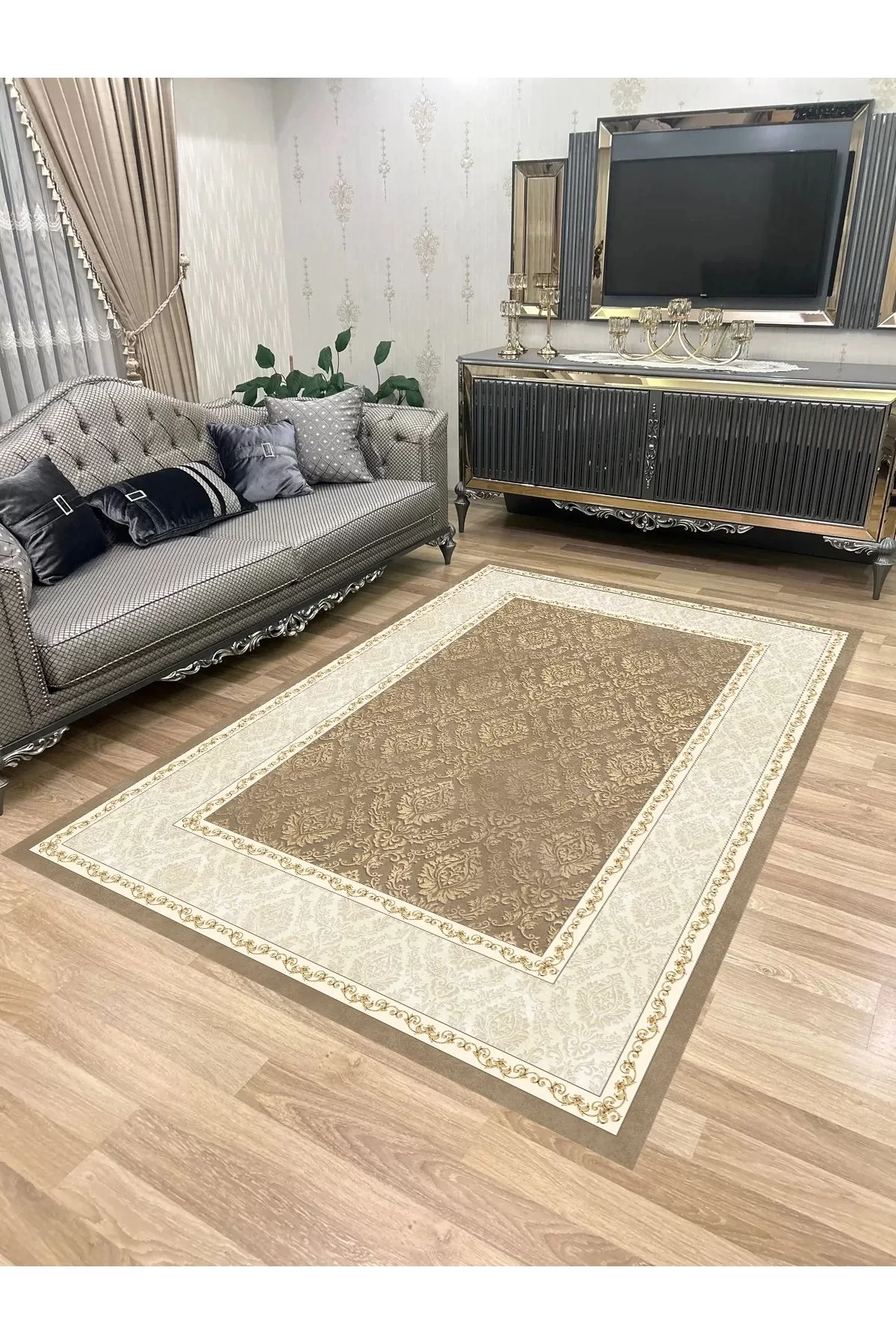 Yıkanabilir Kaymaz Taban Halı Mutfak Dekor Yolluk Koridor Halısı Salon Halısı 1072