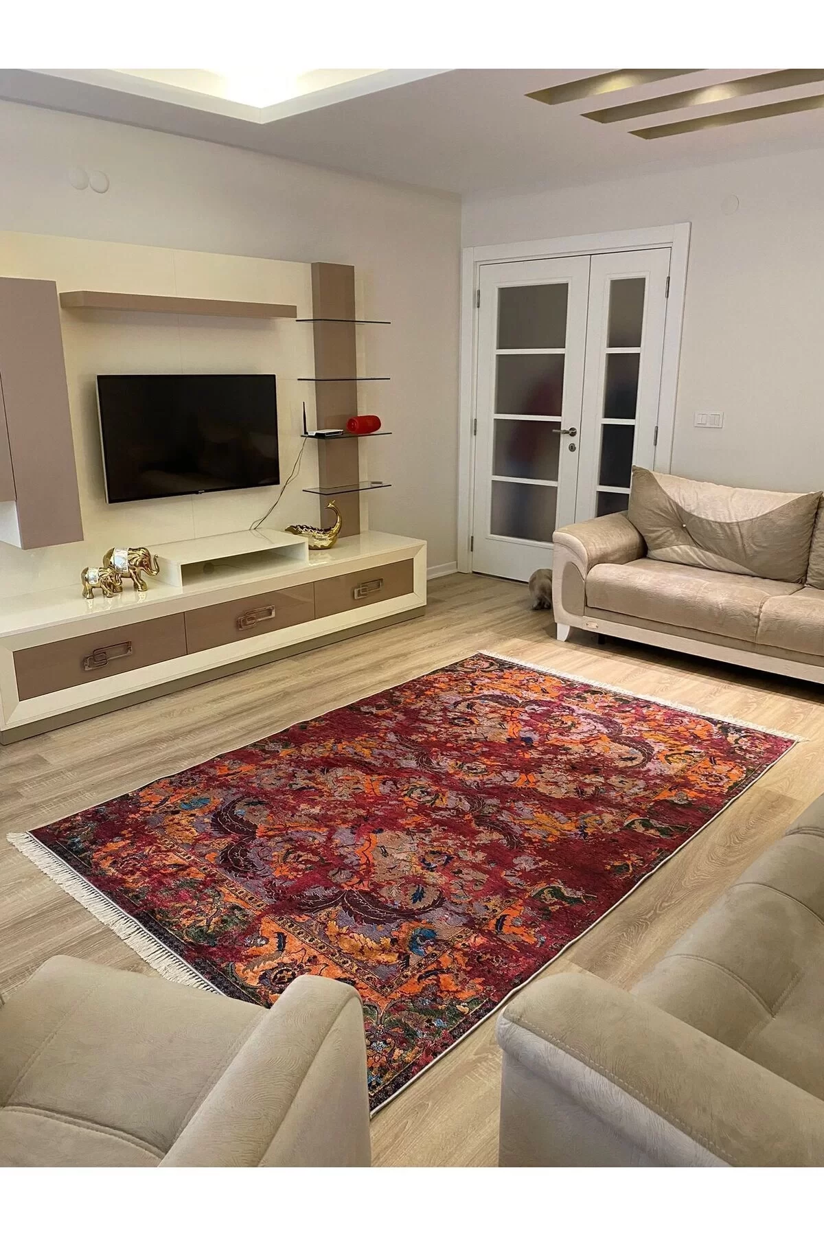 Yıkanabilir Kaymaz Taban Halı Mutfak Dekor Yolluk Koridor Salon Halısı