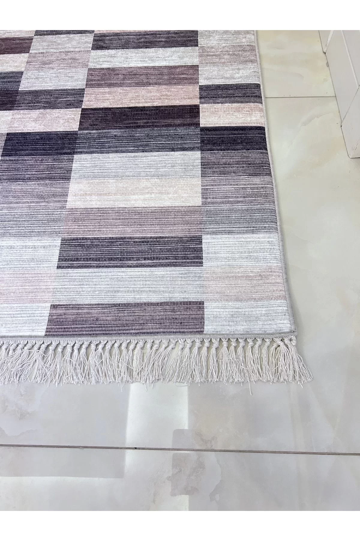 Yıkanabilir Kaymaz Taban Halı Mutfak Salon Dekor ara hol ve Yolluk Koridor Halısı-MOZAİKVİZON