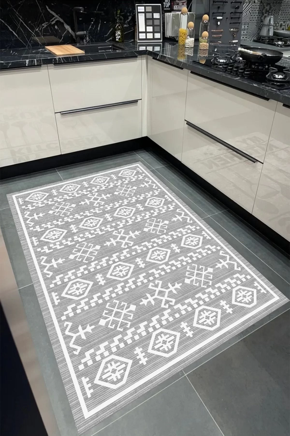 Yıkanabilir Kaymaz Taban Halı Salon Dekor Yolluk Koridor Mutfak Halısı Ilgaz