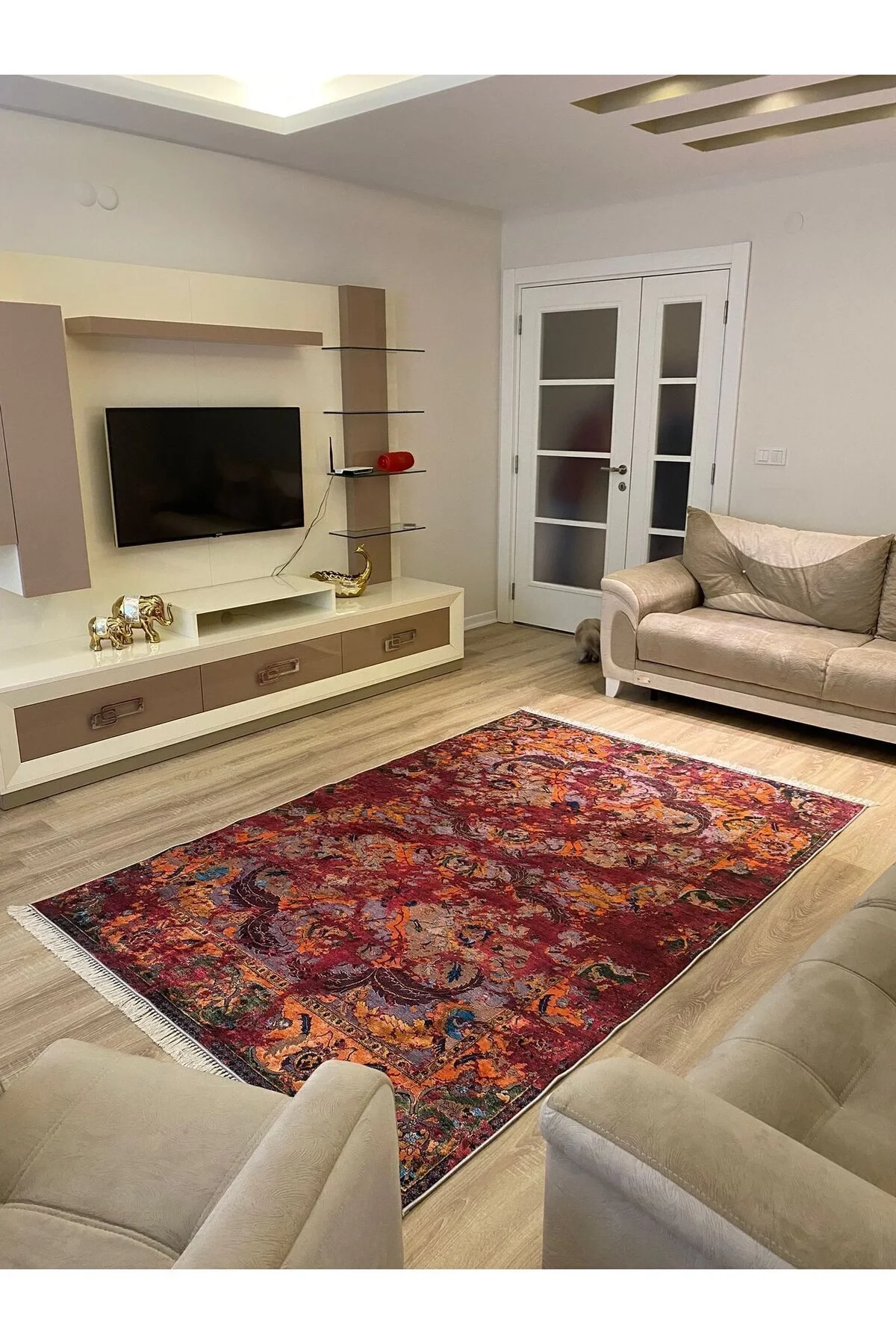 Yıkanabilir Kaymaz Taban Halı Mutfak Dekor Yolluk Koridor Salon Halısı