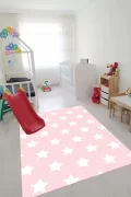 Oyun Halısı Makinede Yıkanabilir Kaymaz Taban Leke Tutmaz Antibakteriyel Çocuk Odası Halısı