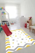 Oyun Halısı Makinede Yıkanabilir Kaymaz Taban Leke Tutmaz Antibakteriyel Çocuk Odası Halısı