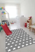 Oyun Halısı Makinede Yıkanabilir Kaymaz Taban Leke Tutmaz Antibakteriyel Çocuk Odası Halısı