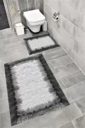 Su Emici Yumuşak Kaymaz Taban Sünger Dolgulu Yıkanabilir Dekoratif Banyo Paspası-1165