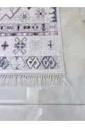 Yıkanabilir Kaymaz Taban Halı Mutfak Salon Dekor ara hol ve Yolluk Koridor Halısı-GRİEZ