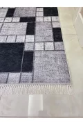 Yıkanabilir Kaymaz Taban Halı Mutfak Salon Dekor ara hol ve Yolluk Koridor Halısı-MAZE
