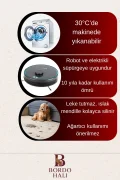 Yıkanabilir Kaymaz Taban Halı Mutfak Salon Dekor ara hol ve Yolluk Koridor Halısı-MAZE