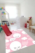 Oyun Halısı Makinede Yıkanabilir Kaymaz Taban Leke Tutmaz Antibakteriyel Çocuk Odası Halısı