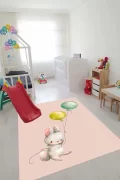 Oyun Halısı Makinede Yıkanabilir Kaymaz Taban Leke Tutmaz Antibakteriyel Çocuk Odası Halısı