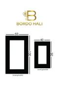 Su Emici Yumuşak Kaymaz Taban Sünger Dolgulu Yıkanabilir Dekoratif Banyo Paspası 1002 OVAL