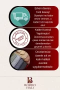 Peluş Puffy Bambu Kaymaz Deri Taban 2li Set Klozet Lacivert Banyo Paspas Takımı