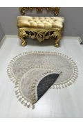 2Lİ İKİLİ BANYO PASPAS SETİ ILICA PUFFY DOKUMA TABAN BANYO PASPASI 40X60-60X100 KREM
