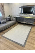 Sisal Zigzag Halı – Dinamik Desenli, Kaymaz Tabanlı, 4 Renk Seçeneği