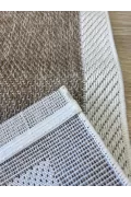 Sisal Çapraz Desenli Halı – Sade ve Şık Tasarım, Kaymaz Taban, 4 Renk Seçeneği