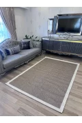 Sisal Çapraz Desenli Halı – Sade ve Şık Tasarım, Kaymaz Taban, 4 Renk Seçeneği