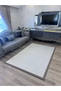 Sisal Çapraz Desenli Halı – Sade ve Şık Tasarım, Kaymaz Taban, 4 Renk Seçeneği