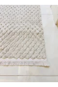 Petek Desenli Kaymaz Tabanlı Yolluk Halı | Modern Koridor Halısı