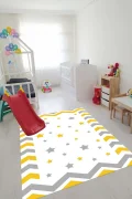 Oyun Halısı Makinede Yıkanabilir Kaymaz Taban Leke Tutmaz Antibakteriyel Çocuk Odası Halısı