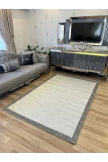 Sisal Zigzag Halı – Dinamik Desenli, Kaymaz Tabanlı, 4 Renk Seçeneği