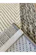 Sisal Zigzag Halı – Dinamik Desenli, Kaymaz Tabanlı, 4 Renk Seçeneği