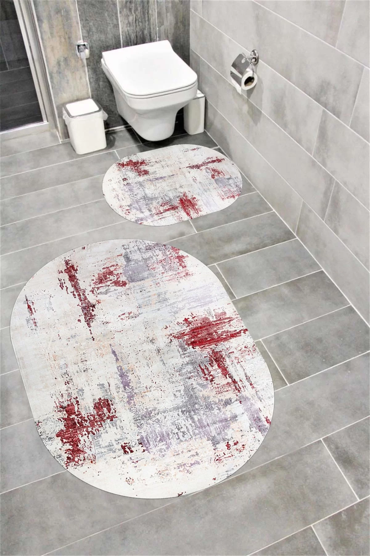 Su Emici Yumuşak Kaymaz Taban Sünger Dolgulu Yıkanabilir Dekoratif Banyo Paspası-soft