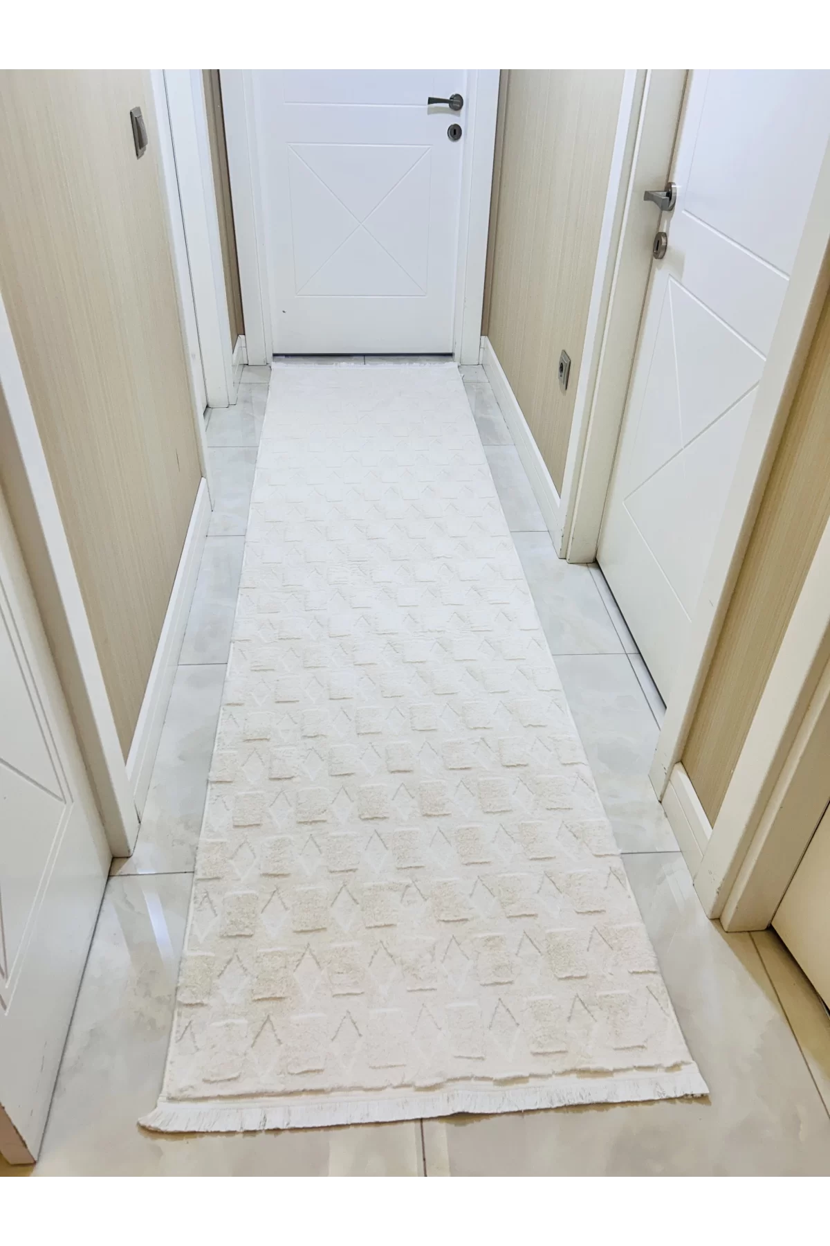 Diamond Monel Halı – Modern Dokulu Püsküllü Halı | 5 Renk Seçeneği