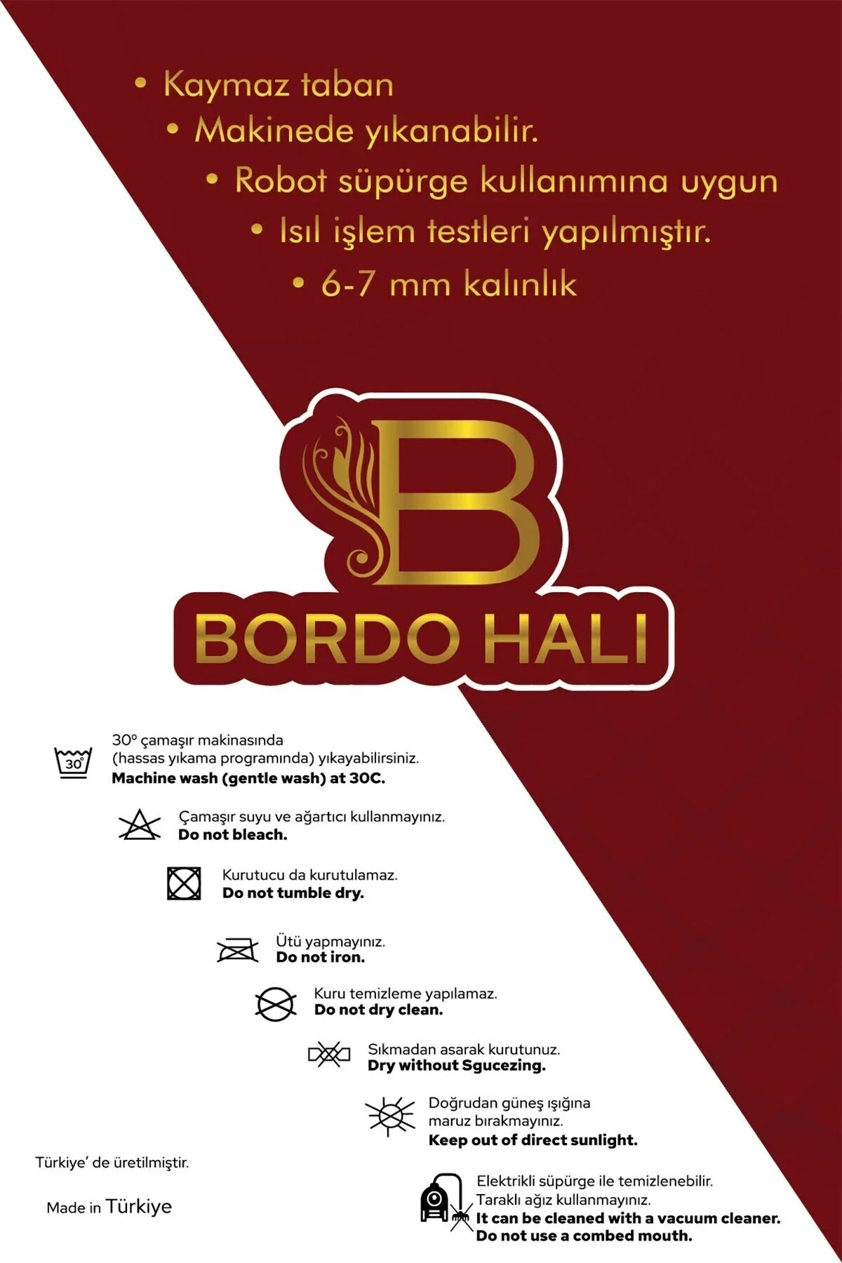 Su Emici Yumuşak Kaymaz Taban Sünger Dolgulu Yıkanabilir Dekoratif Banyo Paspası Takımı İSKANDİNAV