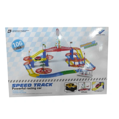 106 PCS SÜPER SPEED TRACK GARAJ SETİ