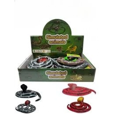 12 Lİ RENKLİ SİLİKON YILAN[144]