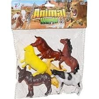 6 LI PVC DE EVCİL HAYVAN SETİ[120]