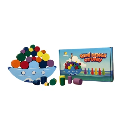 AHŞAP GEMİ DENGE OYUNU