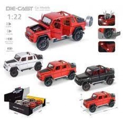 ÇEK BIRAK METAL 1:22 SESLİ VE IŞIKLI JEEP