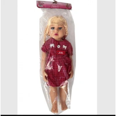 GERÇEK YÜZLÜ AYLİN BEBEK ÖRGÜ SAÇLI PVC ET BACAK