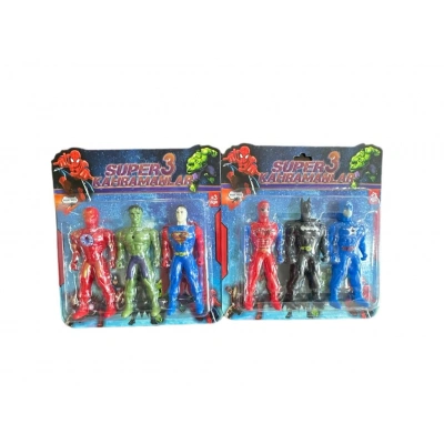 KARTELA 3 LÜ SÜPER KAHRAMANLAR