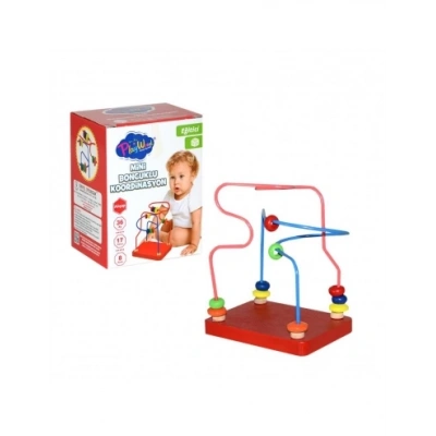 KUT. AHŞAP BONCUKLU MİNİ KORDİNASYON