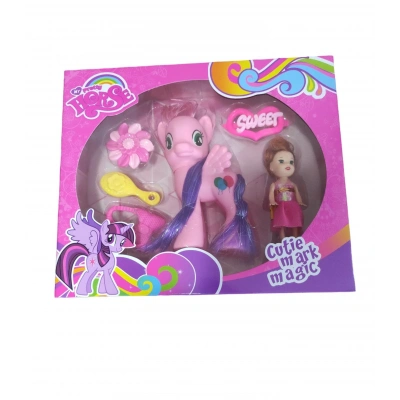 KUTUDA AKSESUARLI PONY VE BEBEK SETİ