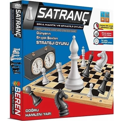 KUTULU AHŞAP SATRANÇ OYUNU