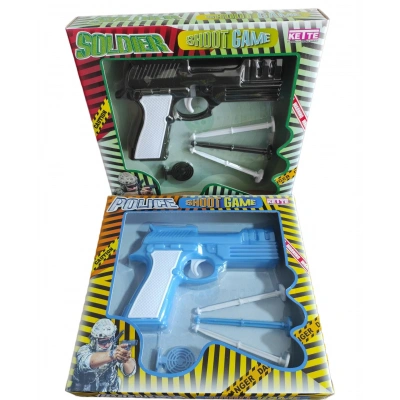 KUTULU RENKLİ TABANCA SETİ