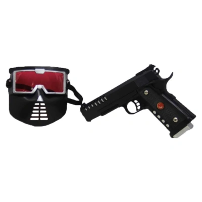 MASKELİ BONCUKLU TABANCA