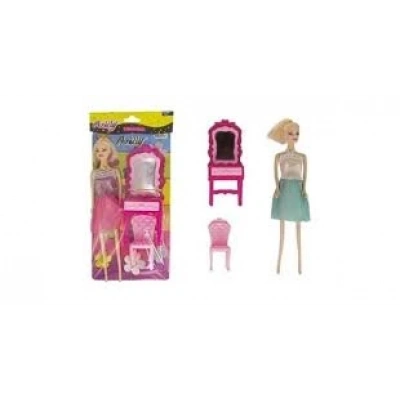 POŞETTE BEBEKLİ MAKYAJ MASASI