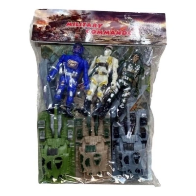 POŞETTE ÜÇ ASKER VE TANK