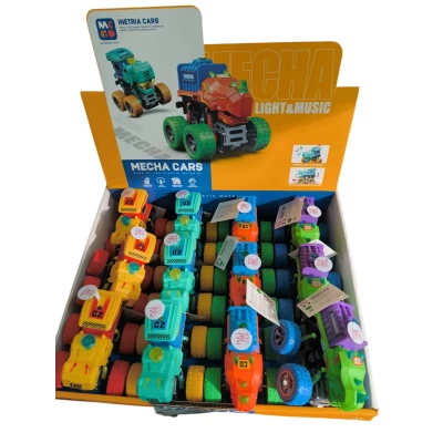 SÜRTMELİ IŞIKLI SESLİ RENKLİ ARABA[96]